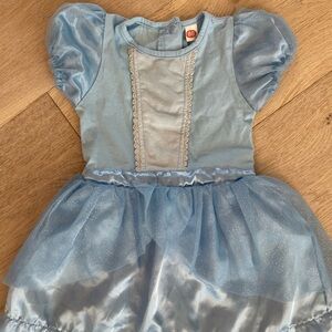 CINDERELLA inspired girls bodysuit dress size 12-18 months